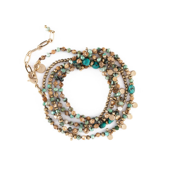 ADOUM Collier Turquoise
