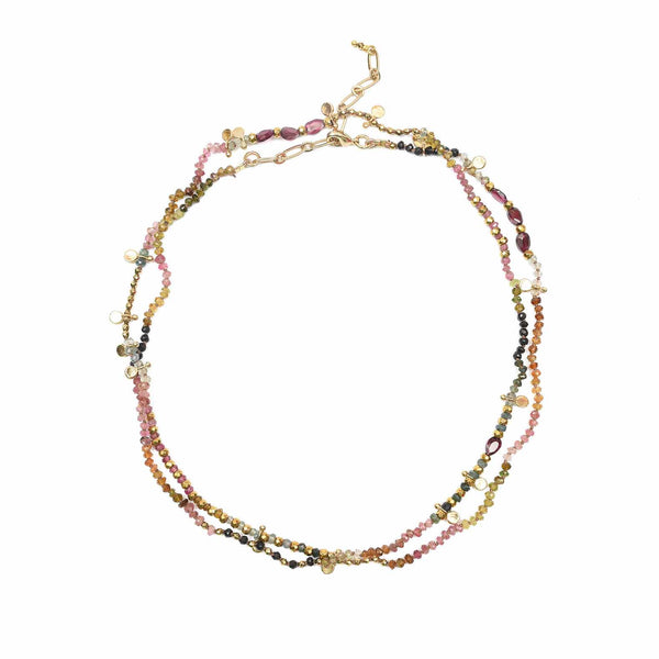 ADOUM Bracelet multi-tours Tourmalines