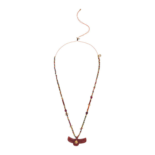 SHAMAN Sacred Phoenix Necklace, Carnelian