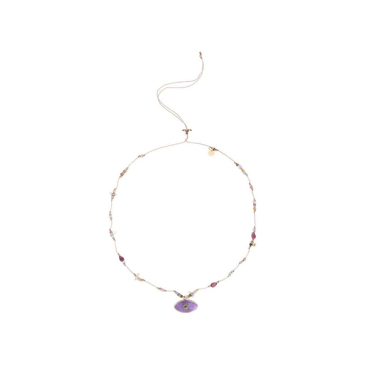 IRIS Amethyst Necklace