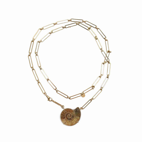 AMMONITE Collier Sautoir