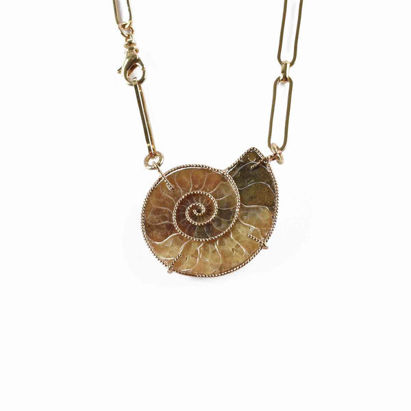 AMMONITE Collier Sautoir