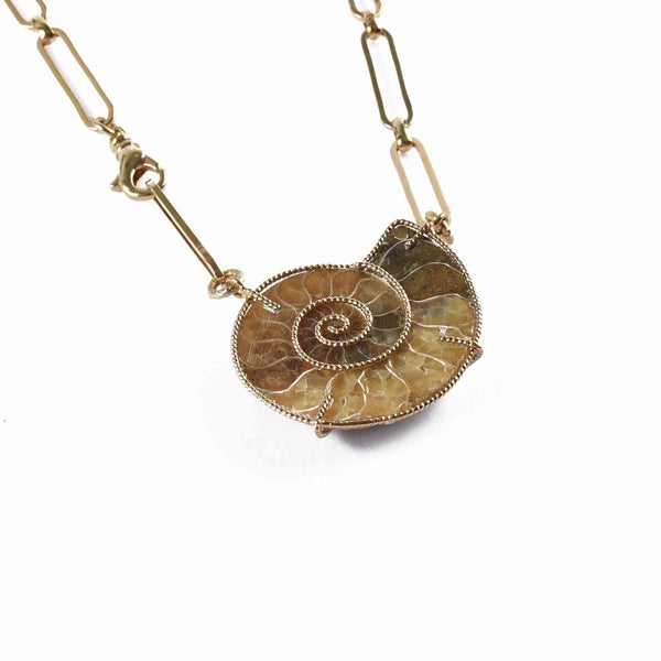 AMMONITE Collier Sautoir