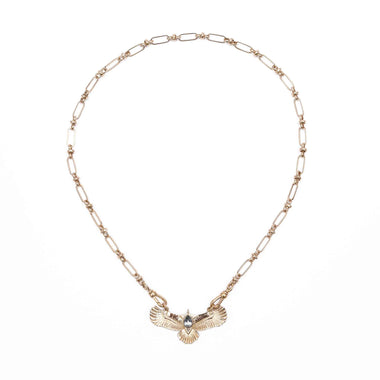 AQUILA Collier Aigle Topaze - Doré 24 cts