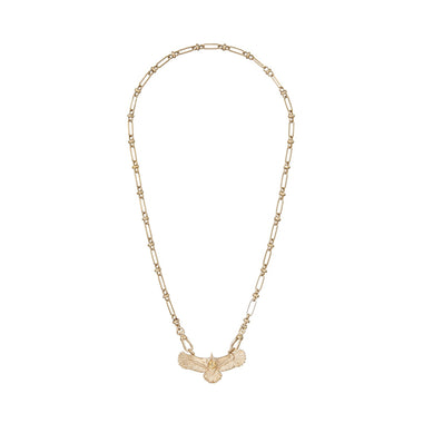 AQUILA Collier Aigle Citrine - Doré 24 cts