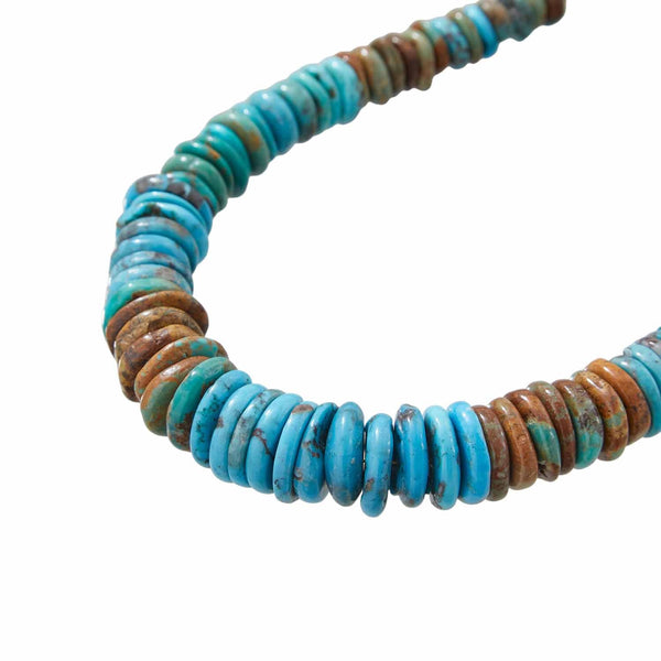 ARIZONA Collier Turquoise tie&dye finition cordon ou chaîne