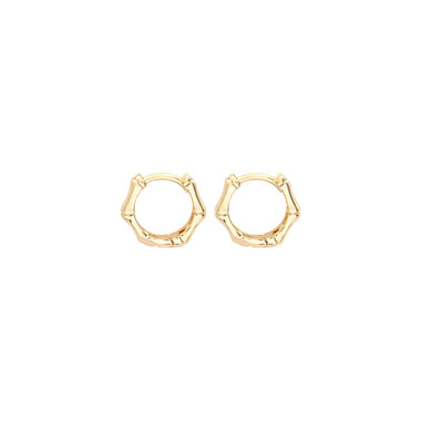 BAMBOU Mini créoles, Doré 24 cts