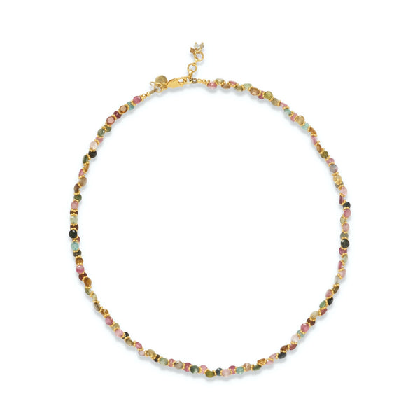 BENGALI Collier Tourmalines - Argent plaqué or