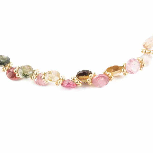 BENGALI Collier Tourmalines - Argent plaqué or