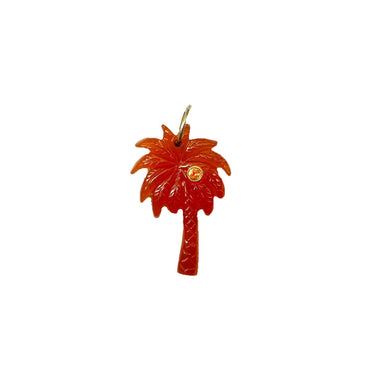 BOUNTY Carnelian Palm Tree Charm