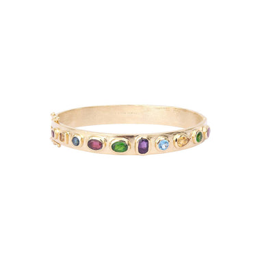 BYZANTINE - Bracelet Multi pierres, Doré 24 cts