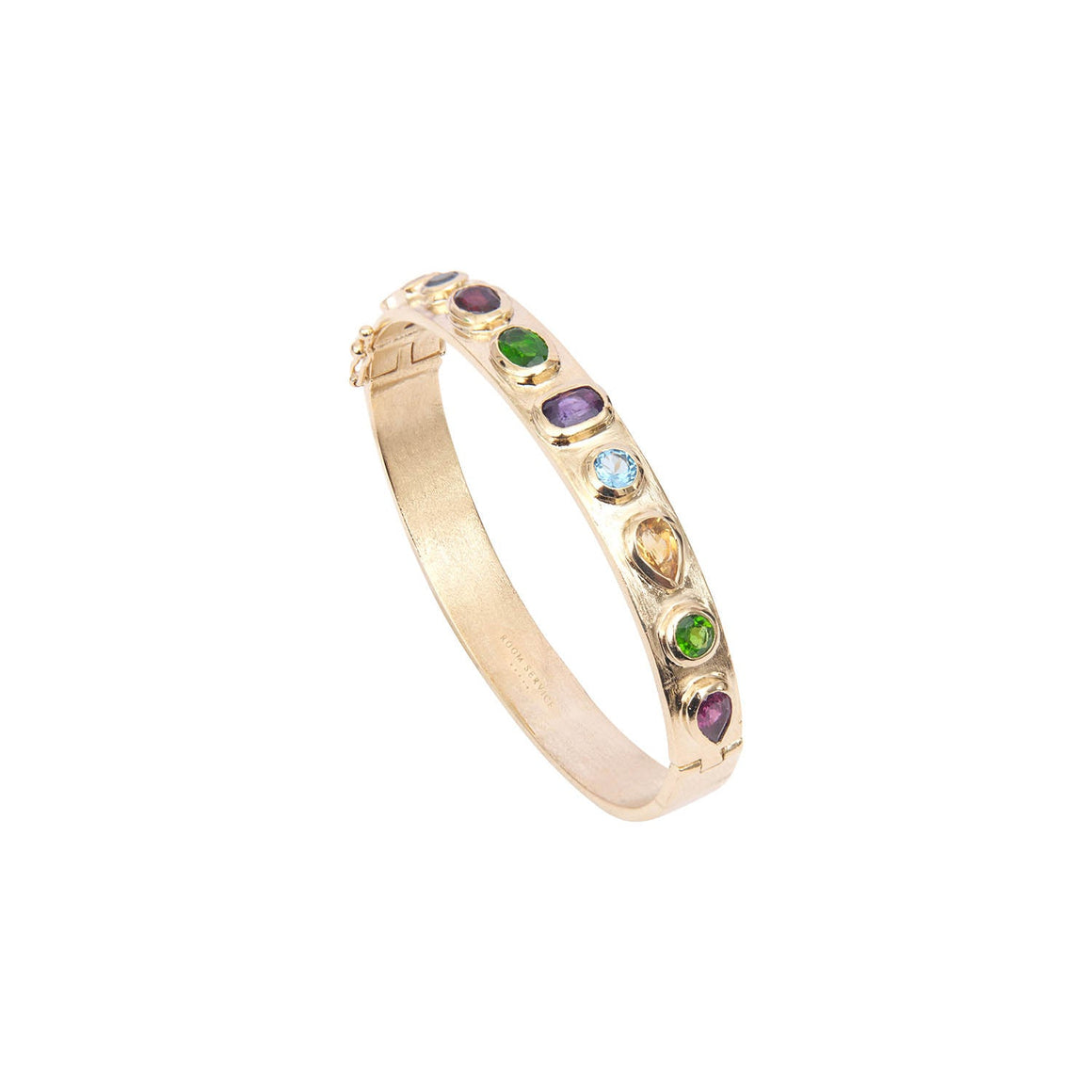 BYZANTINE - Bracelet Multi pierres, Doré 24 cts