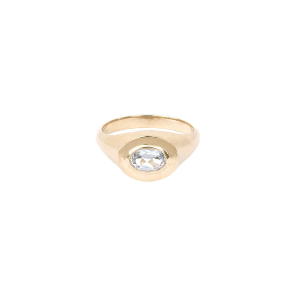 Bague TOPAZE, Plaqué or 24 cts