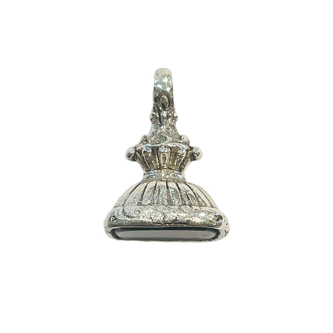 HYPNOTIC SEAL Charm sceau XL Labradorite Argenté