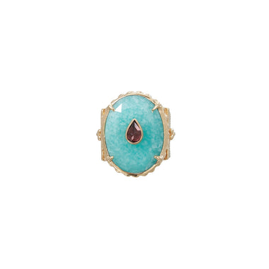 CHEEMA Amazonite Signet Ring