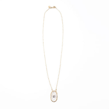 CHEEMA Collier Cristal de Roche