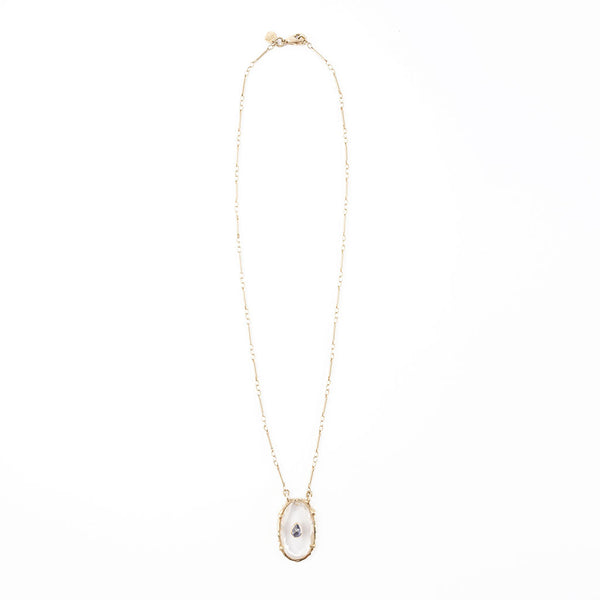 CHEEMA Collier Cristal de Roche