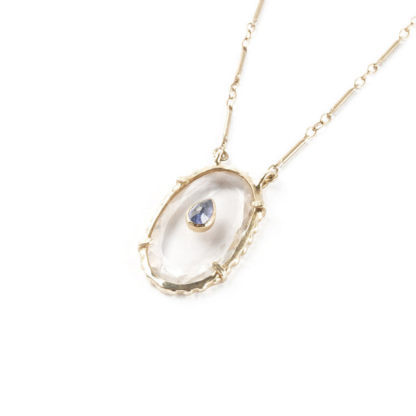 CHEEMA Collier Cristal de Roche