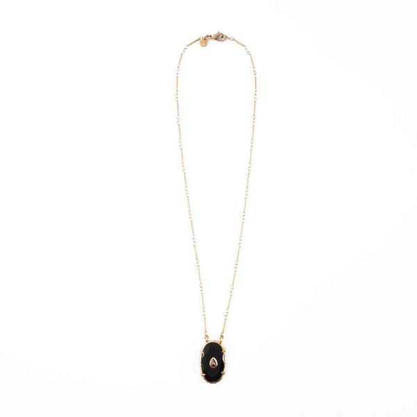 CHEEMA Collier Onyx Noir