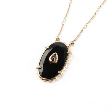 CHEEMA Collier Onyx Noir