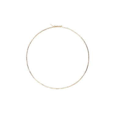 COLLIER TORQUE Martelé, Doré 24 cts