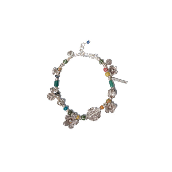 DAISY Bracelet multicolore multi charms Argent 925