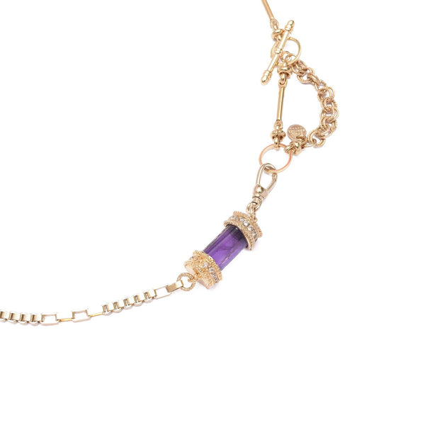 DEVA Collier, Bracelet multi-tours Améthyste