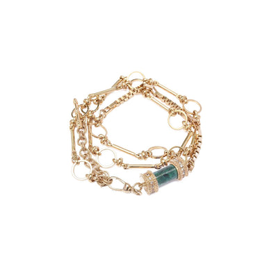 DEVA Collier, Bracelet multi-tours Chrysocolle