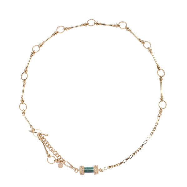 DEVA Collier, Bracelet multi-tours Chrysocolle