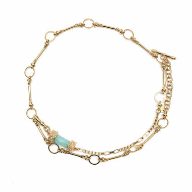 DEVA Collier et Bracelet multi-tours Amazonite