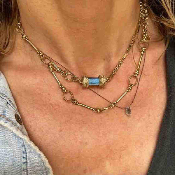 DEVA Collier, Bracelet multi-tours Labradorite