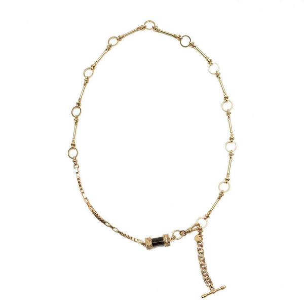 DEVA Collier, Bracelet multi-tours Onyx Noir