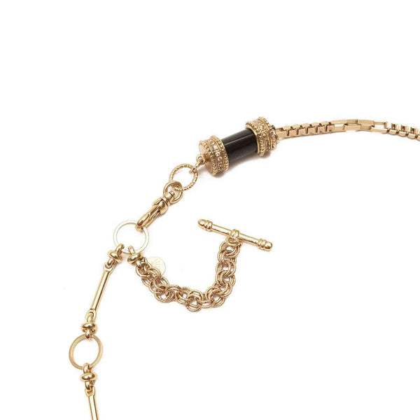 DEVA Collier, Bracelet multi-tours Onyx Noir