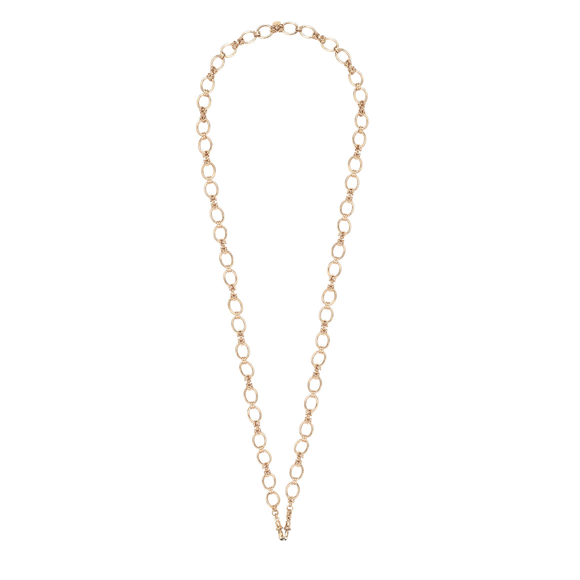 Chain for Charms – Oval Link, 76cm – 24k Gold-Plated