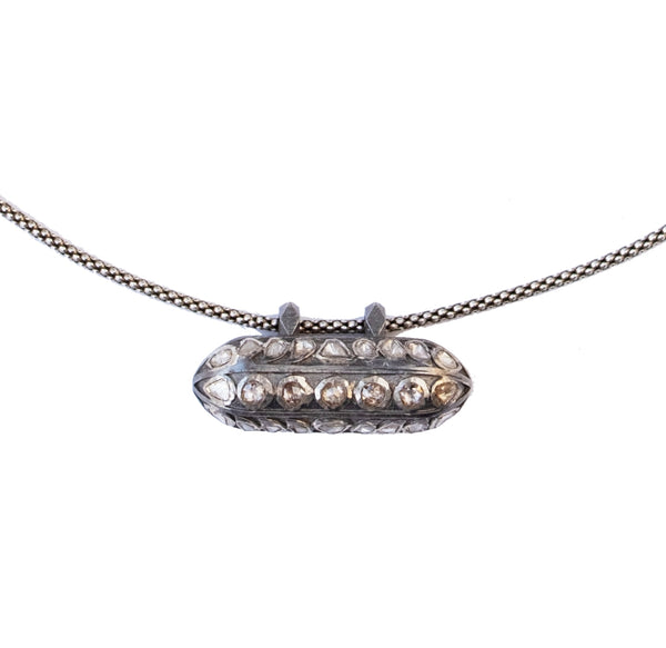 ETERNITY XL Collier Talisman Multi Diamants et Argent