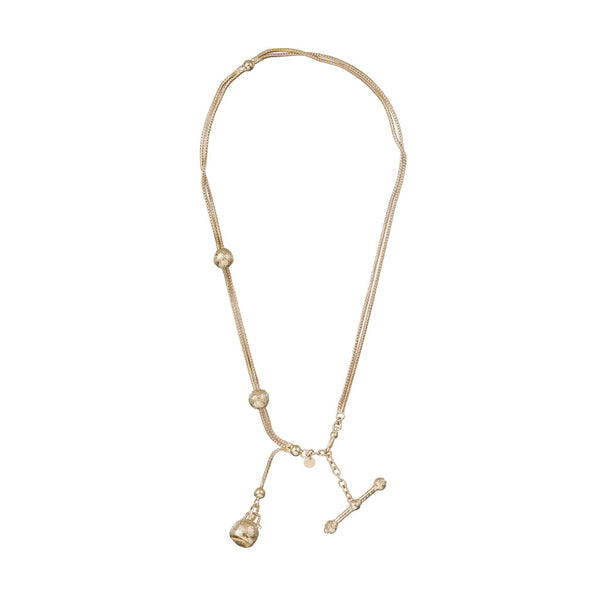 FOB Collier style vintage Citrine - Doré 24 cts