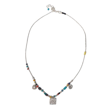 FRIDAY Collier multicolore, Argent 925
