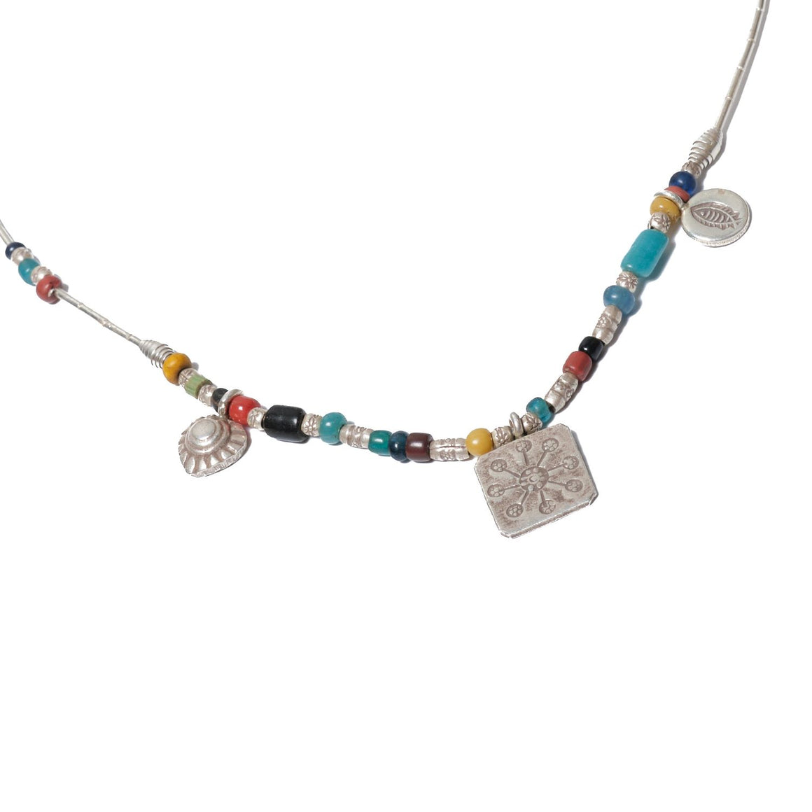 FRIDAY Collier multicolore, Argent 925