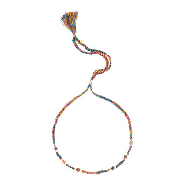 GAUTAMA Collier cordon crocheté pour charm's - Multicolore