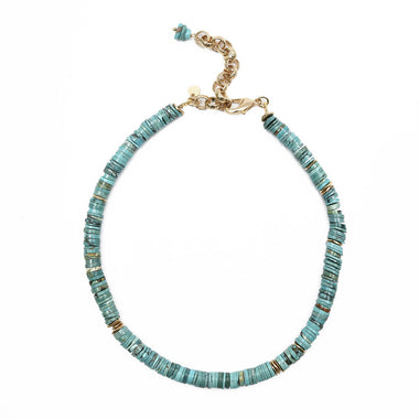 HAWAI Collier Puka Turquoise