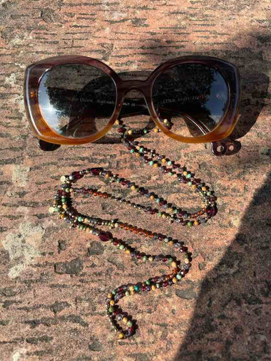 HOLIDAY Chaîne de lunettes Iolite saphir