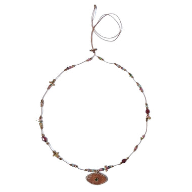 IRIS collier Quartz strawberry