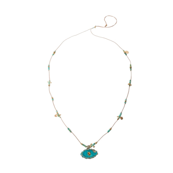 IRIS collier Turquoise