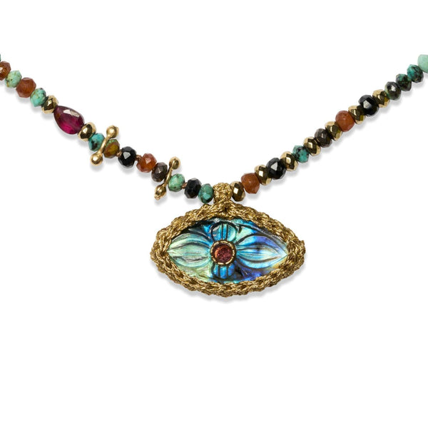 IRIS PERLE Collier Labradorite