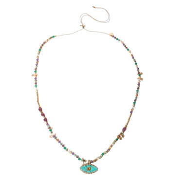 IRIS PERLE Collier Turquoise