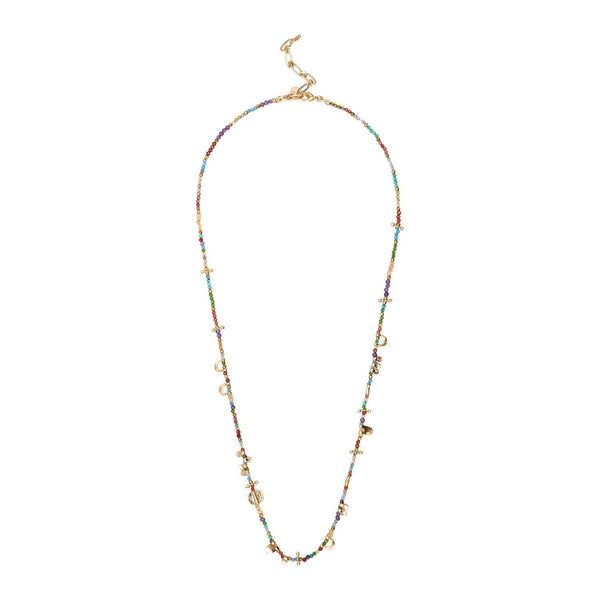 JINGLEE Collier 52cm Rainbow, doré 24 cts