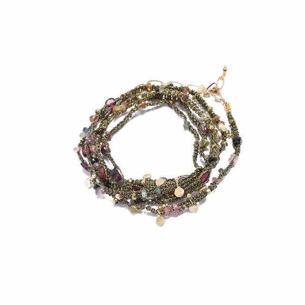 KASHAYA Bracelet multi-tours, Black Gold