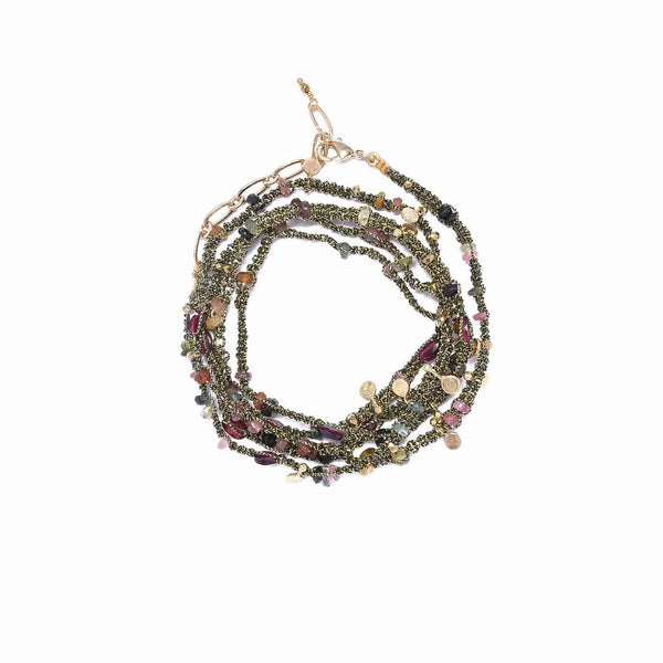 KASHAYA Bracelet multi-tours, Black Gold