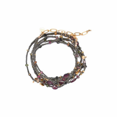 KASHAYA Bracelet multi-tours, Bronze Tourmalines