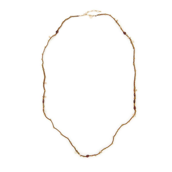 KASHAYA Bracelet multi-tours, Curry